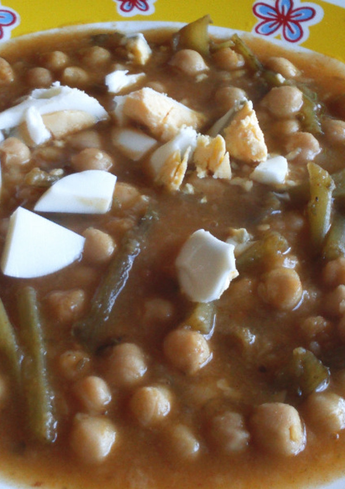 Una foto de Garbanzos con tagarninas