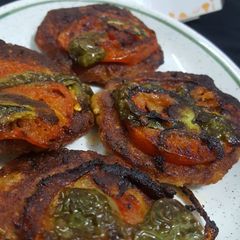 Chicken chapli kababs A picture of Chicken chapli kababs.