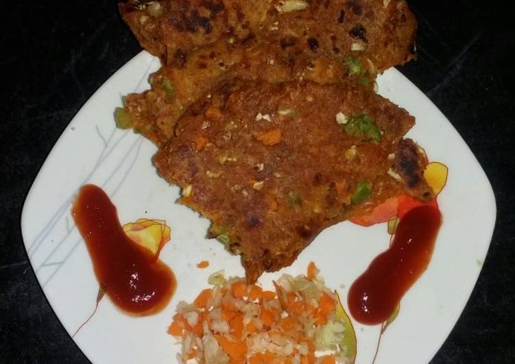 Easiest Way to Prepare Super Quick Homemade Pav bhaji paratha