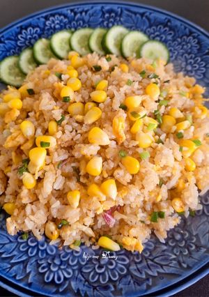 Hình của món Cơm chiên trứng bắp.
