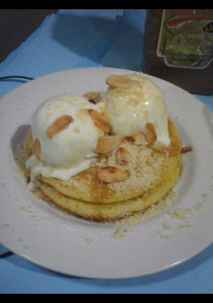 Foto resep Pancake Kacang Almond