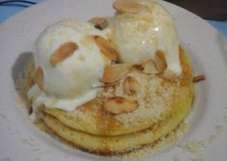 Resep Pancake Kacang Almond, Lezat