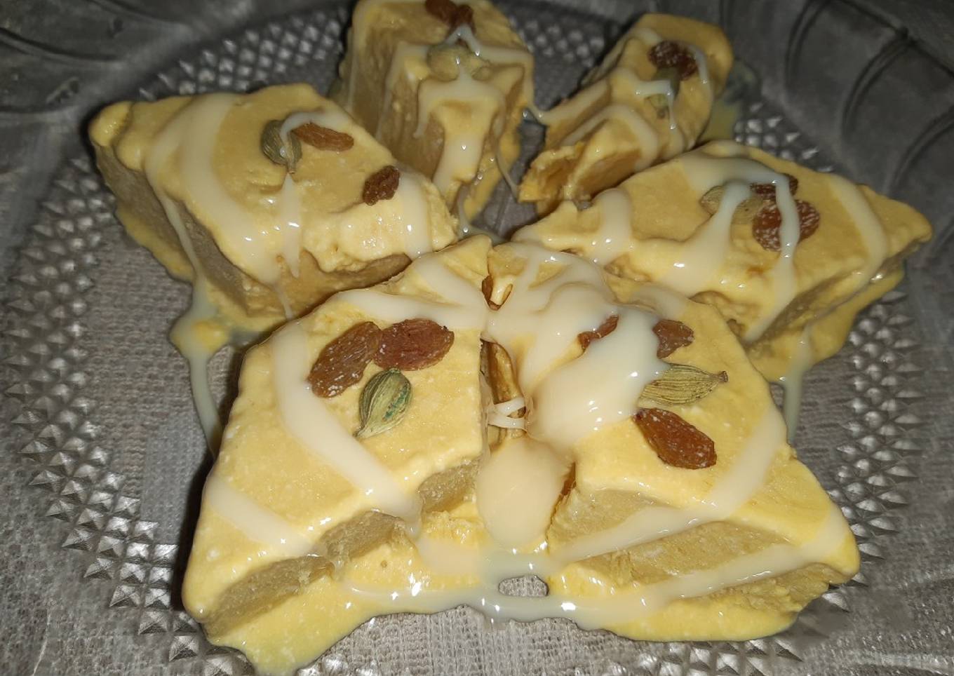 Mango icecream burfi