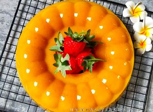 Foto resep Puding Labu Kuning (agar-agar waluh)