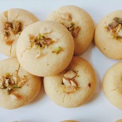 A picture of Custard Nankhatai.