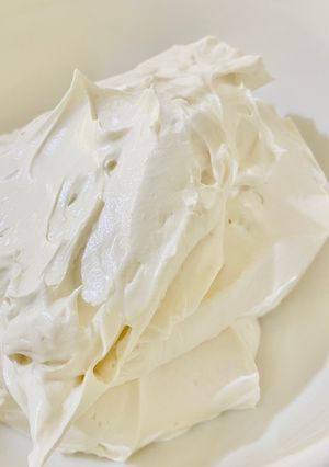 A picture of Swiss Meringue Buttercream.