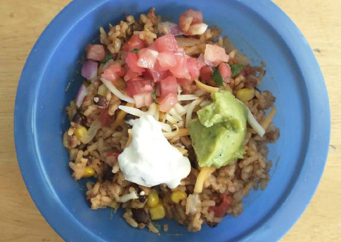 How to Prepare Super Quick Homemade Burrito Bowl