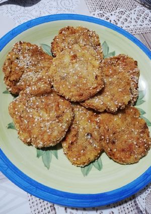 Foto di 421 * Pizzette con zucca e peperoni 🍕🎃🌶️in airfryer