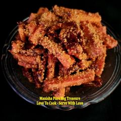 A picture of Carrot Beetroot Kasundi Pickle.