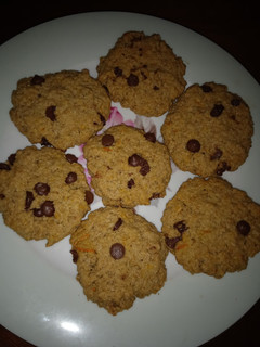 Una foto de Galletas de avena con chips de chocolate