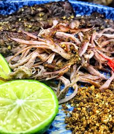 thịt bò gác bếp