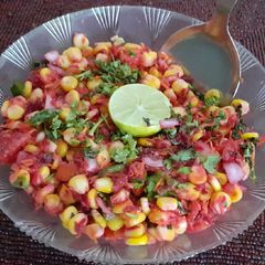 A picture of Corn Chaat.