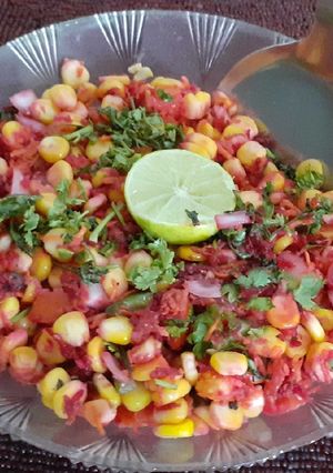 A picture of Corn Chaat.