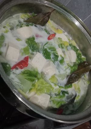 Foto resep Santan Sawi Putih