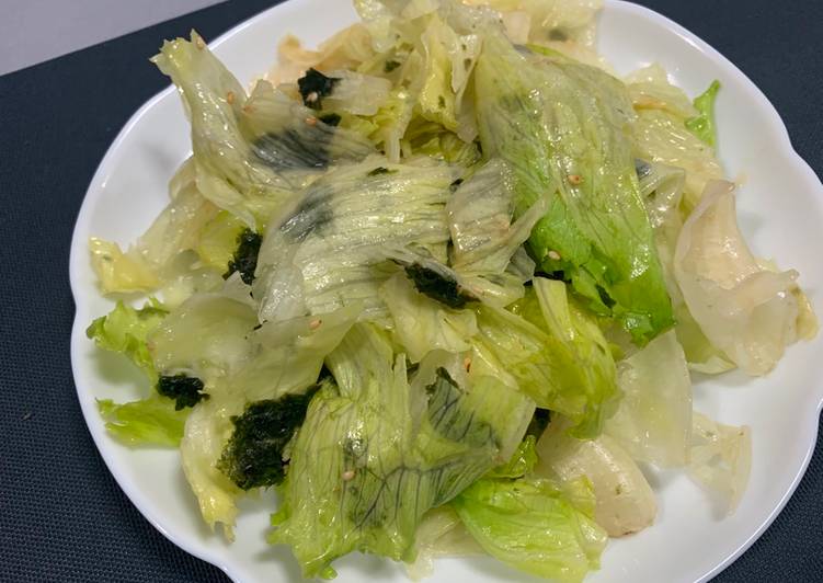 Recipe of Super Quick Korean Style Lettuce Salad