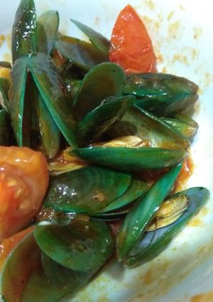 Foto resep Kerang hijau saos pedas manis