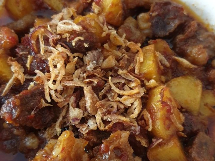 Langkah Gampang Membuat Resep Lapis daging tetelan Anti Ribet, Mantap