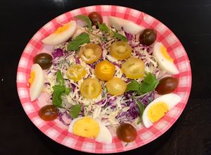 Hình của món Salad Bắp Cải Tím Sốt Mayonaise.