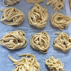 A picture of Homemade pasta.