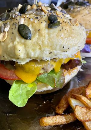 Une photo de Pain burger maison rapide