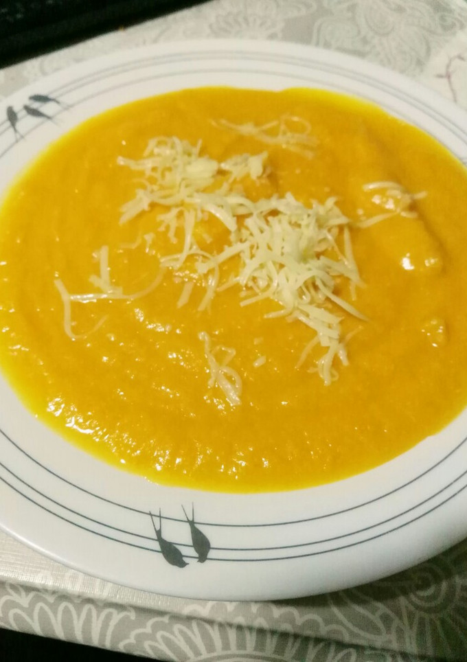 Una foto de Puré de calabaza
