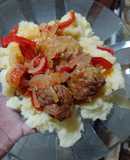 Albóndigas con puré (especial)