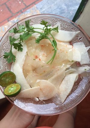 Hình của món Gỏi nha đam.