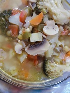 صورة لوصفة شوربة الخضار