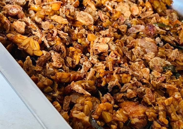 Bagaimana Membuat Tempe kering pedas manis Anti Gagal