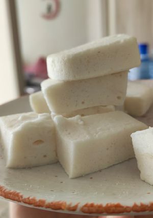 Una foto de Marshmallow sin azúcar y sin huevos