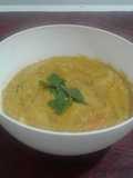 Crema rústica de calabaza y zanahoria