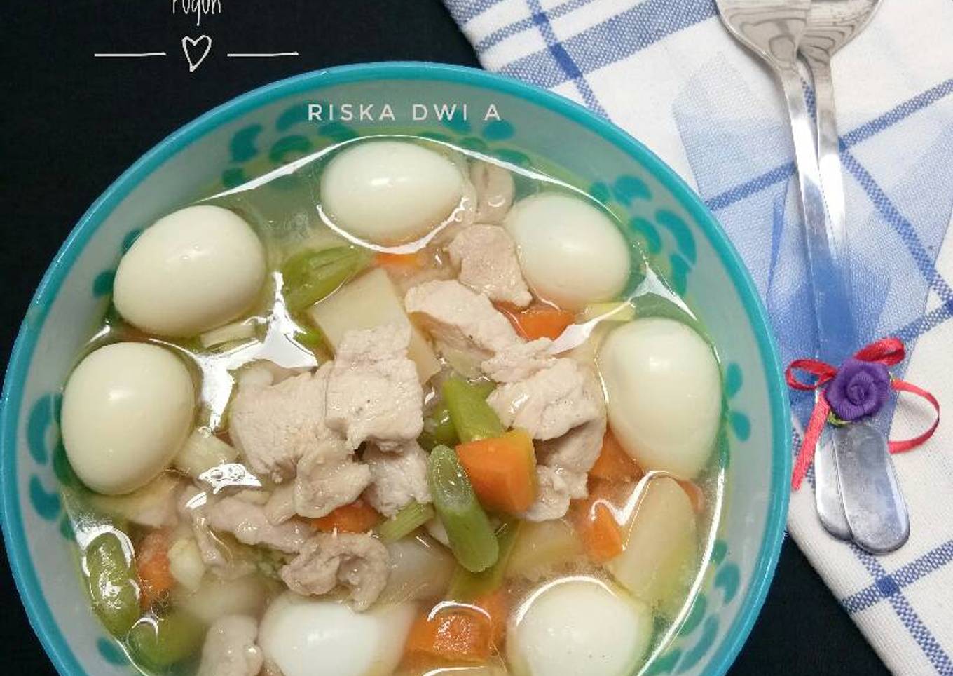 Sop Ayam Telur Puyuh
