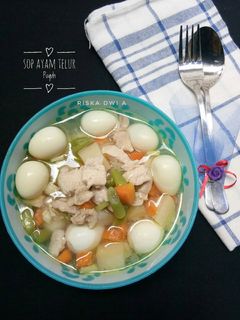 Foto resep Sop Ayam Telur Puyuh