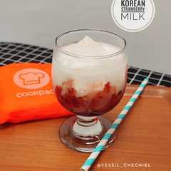 Korean Strawberry Milk-レシピのメイン写真