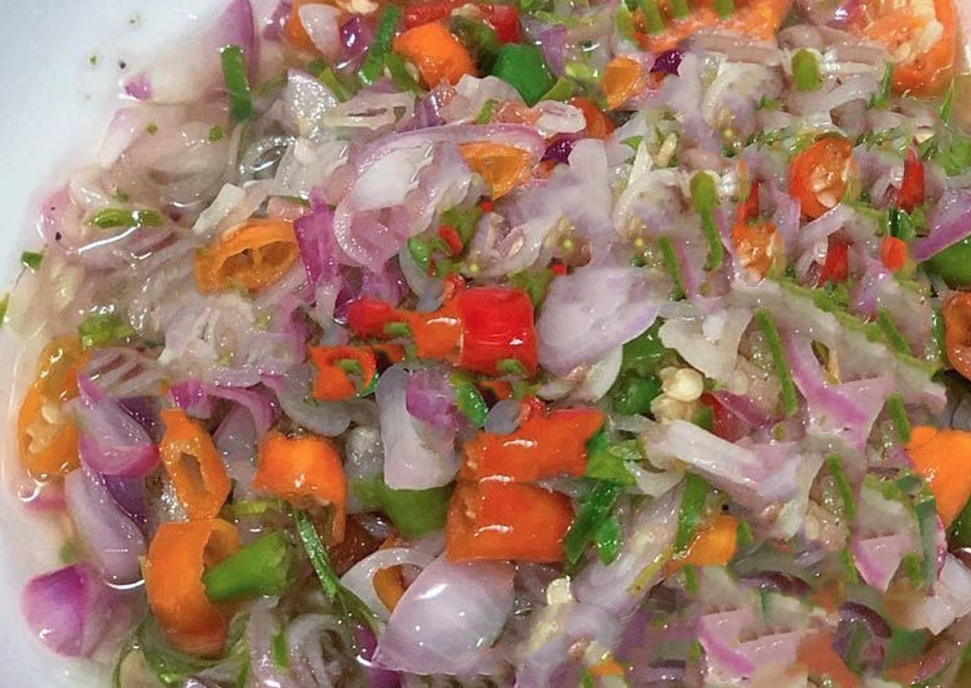 Sambel Matah di ogut