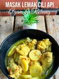 Masak Lemak Cili Api Ayam & Rebung