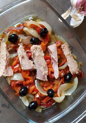 Foto principal de Ensalada de pimientos rojos asados