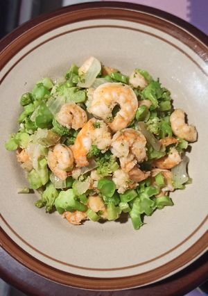 Foto resep Oseng udang brokoli
