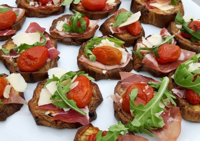 Toast d aubergine pour l apero 😋