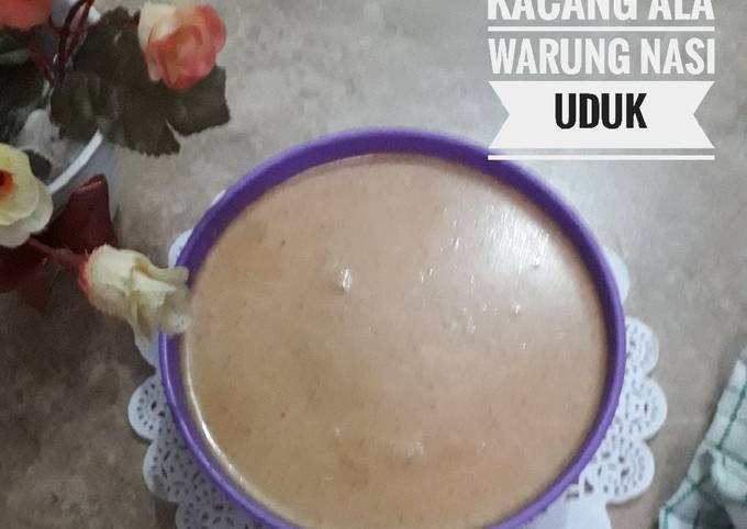 Sambal kacang ala warung nasi uduk