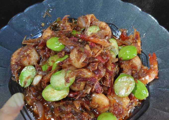 Wajib coba! Bagaimana cara bikin Sambal udang pete sajian Lebaran  spesial