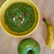 Batido de manzana verde y espinacas