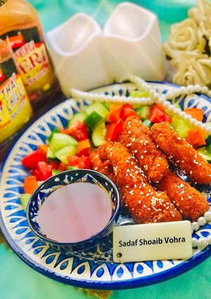 A picture of Peri Potato Chicken Fingers.
