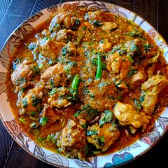A picture of Methi Chicken Masala - Dhaba Style.