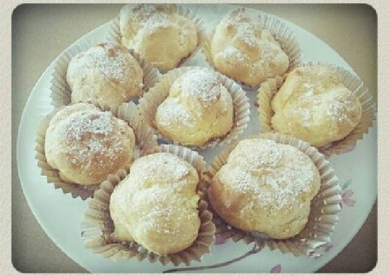 Choux pastries - Puff Up Nicely, Prepared in the Microwave