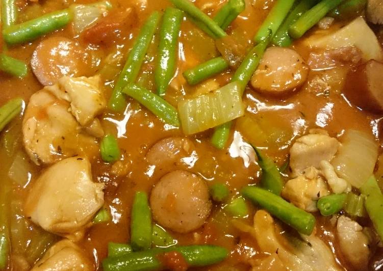 Recipe of Gumbo chicken, for 2 in 16 Minutes for Family