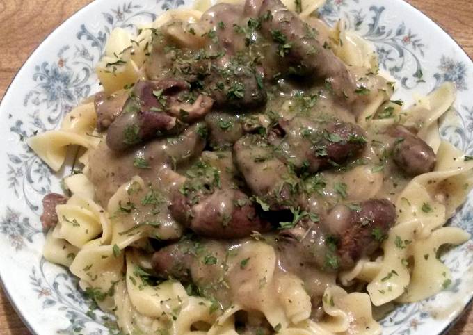 How to Make Speedy Chicken hearts and gravy