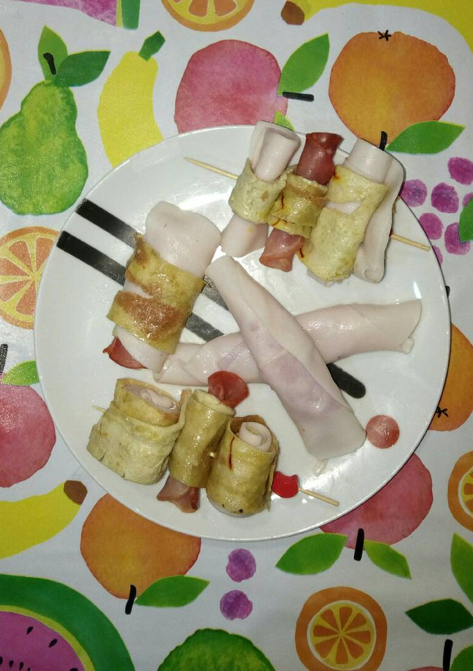 Una foto de Brochetas de domingo proteicas