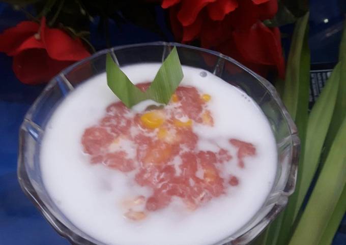 Bubur jagung sagu mutiara