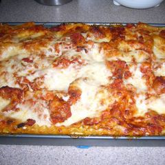 A picture of Lasagna.